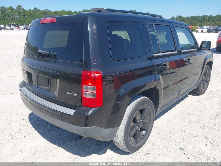 Vin: 1c4njpba1fd350174, lot: 46610113, jeep patriot altitude edition 20154