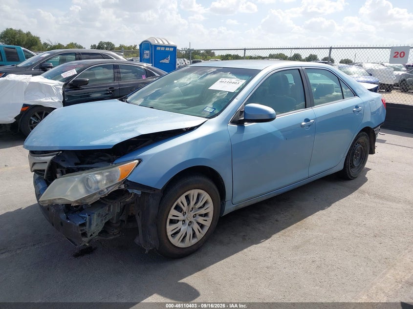 Vin: 4t1bf1fk9cu601177, lot: 46610119, toyota camry l 20122