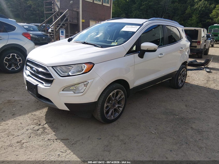 Vin: maj6s3kl7kc310960, lot: 46610128, ford ecosport titanium 20192