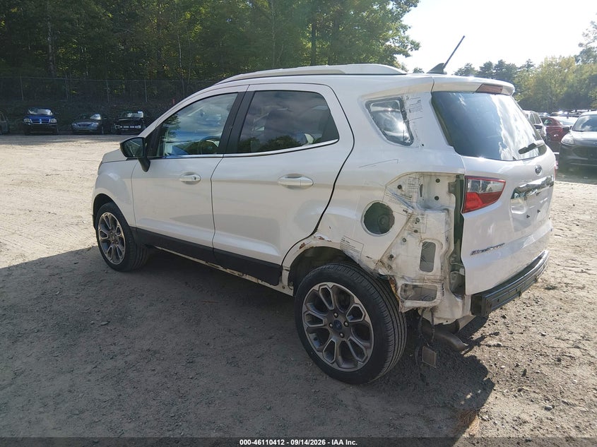 Vin: maj6s3kl7kc310960, lot: 46610128, ford ecosport titanium 20193