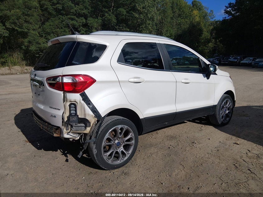Vin: maj6s3kl7kc310960, lot: 46610128, ford ecosport titanium 20194