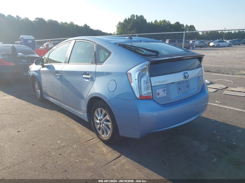 Vin: jtdkn3dp2e3050231, lot: 46610140, toyota prius plug-in 20143