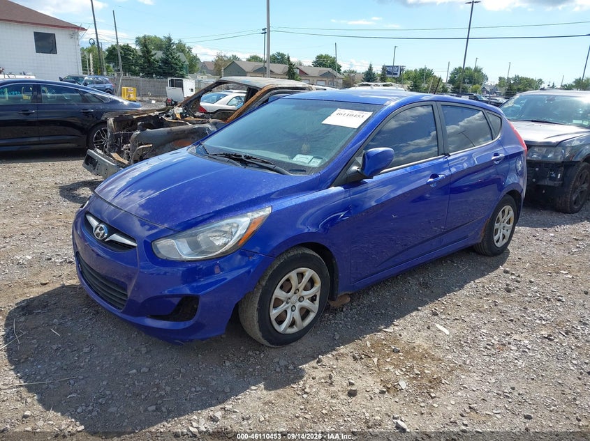 Vin: kmhct5ae3cu043459, lot: 46610169, hyundai accent gs 20122