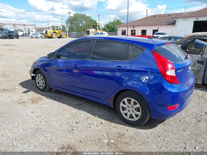 Vin: kmhct5ae3cu043459, lot: 46610169, hyundai accent gs 20123