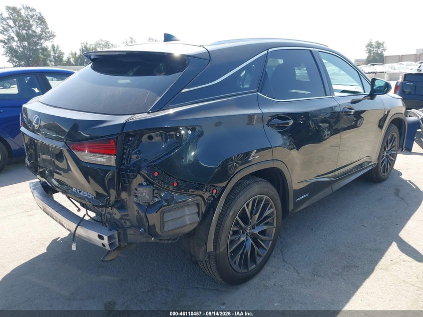 Vin: 2t2sgmda0mc068238, lot: 46610173, lexus rx 450h f sport appearance 20214