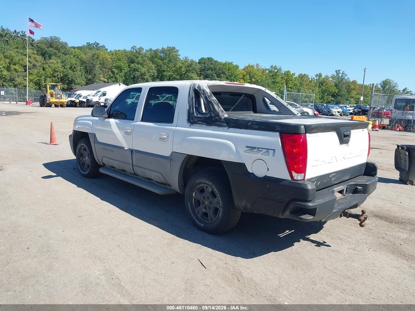 2002 CHEVROLET AVALANCHE 1500 auction photo 3
