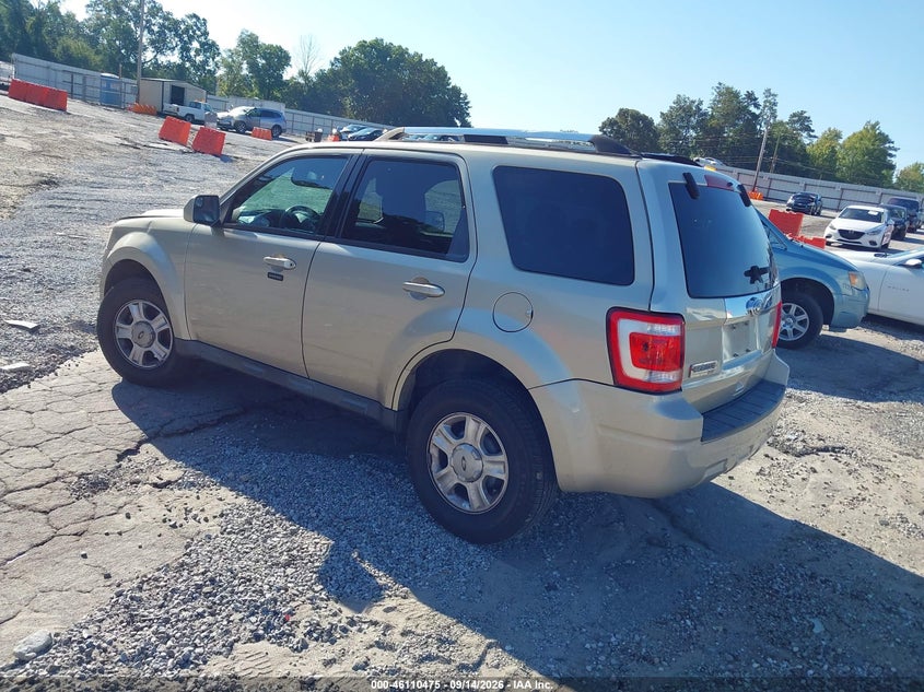 Vin: 1fmcu0eg7akb89173, lot: 46610191, ford escape limited 20103