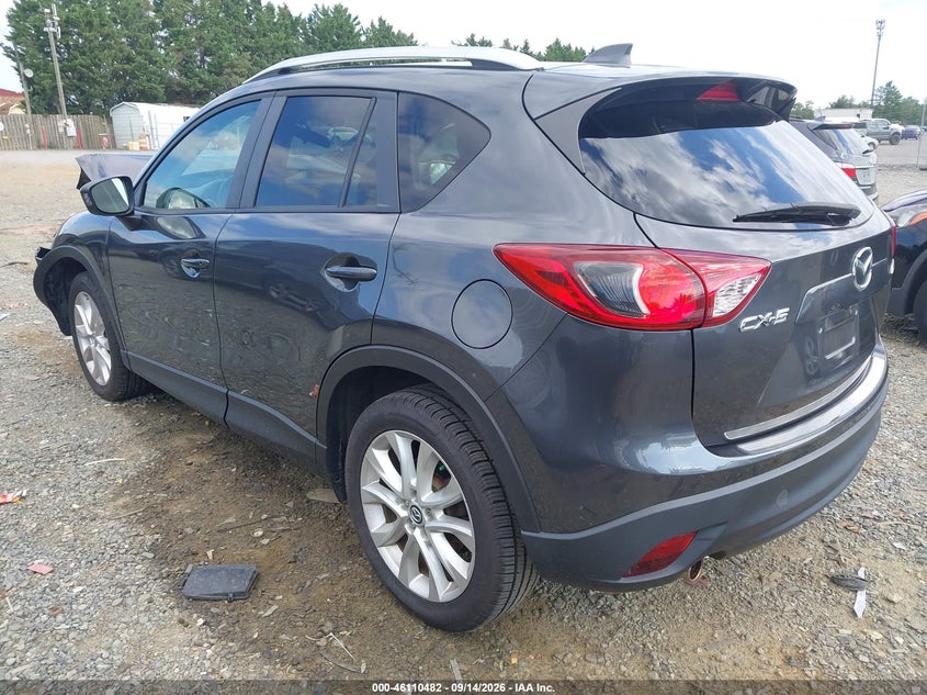 Vin: jm3ke2dy4e0311578, lot: 46610198, mazda cx-5 grand touring 20143