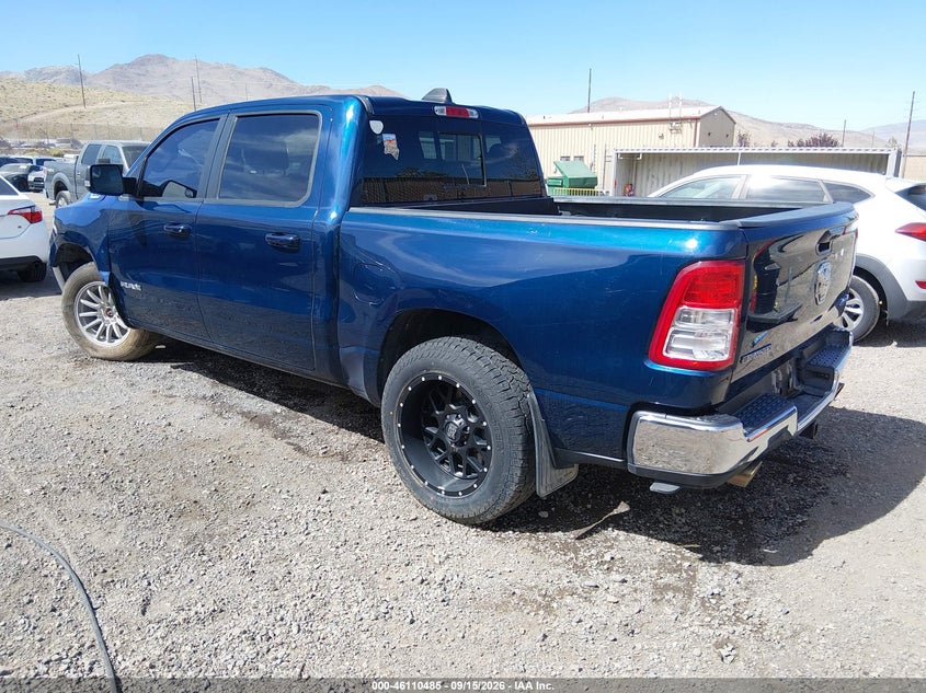 Vin: 1c6srfft7mn614093, lot: 46610202, ram 1500 big horn  4x4 5'7 box 20213