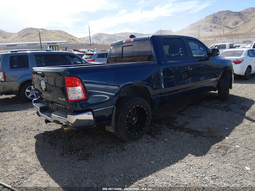 Vin: 1c6srfft7mn614093, lot: 46610202, ram 1500 big horn  4x4 5'7 box 20214