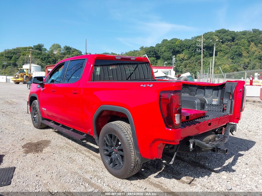 Vin: 1gtpujek7sz117513, lot: 46610227, gmc sierra 1500 4wd  short box elevation with 3vl 20253