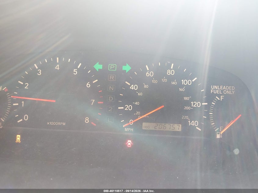 LEXUS ES 300 1998 VIN JT8BF28G1W5030736