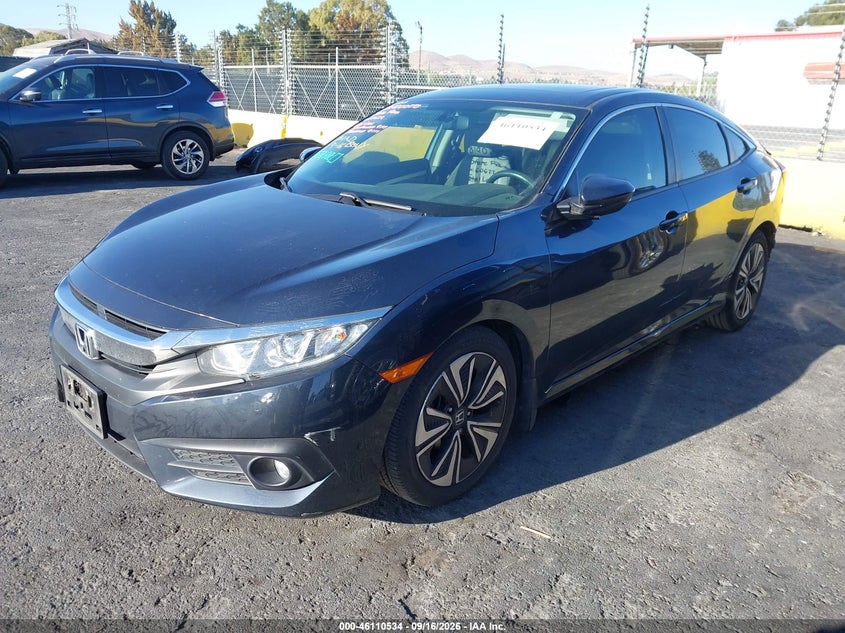 Vin: jhmfc1f36jx002528, lot: 46610250, honda civic ex-t 20182
