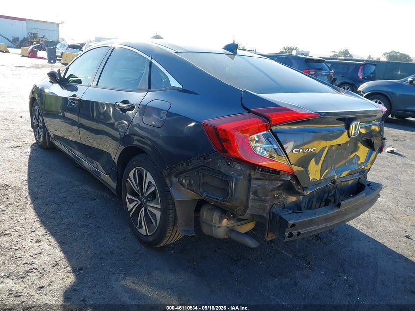 Vin: jhmfc1f36jx002528, lot: 46610250, honda civic ex-t 20183