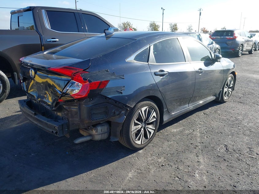 Vin: jhmfc1f36jx002528, lot: 46610250, honda civic ex-t 20184