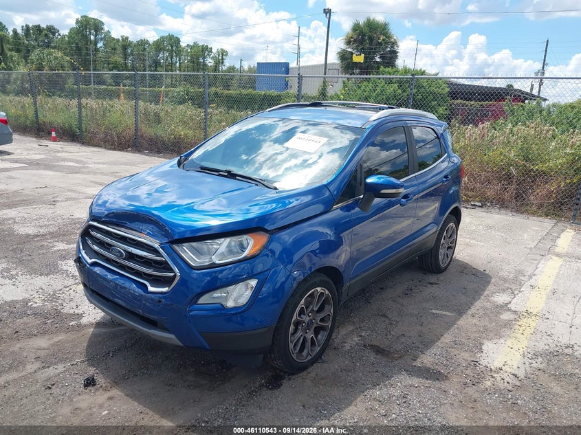 Vin: maj3s2ke0kc276326, lot: 46610259, ford ecosport titanium 20192