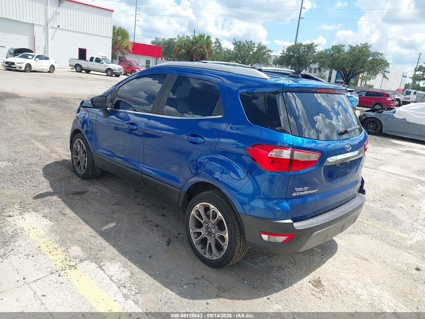 Vin: maj3s2ke0kc276326, lot: 46610259, ford ecosport titanium 20193