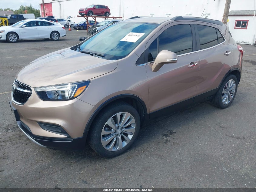 Vin: kl4cjasb5jb546212, lot: 46610264, buick encore preferred 20182