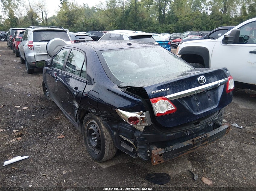 Vin: 2t1bu4ee4bc558564, lot: 46610280, toyota corolla le 20113