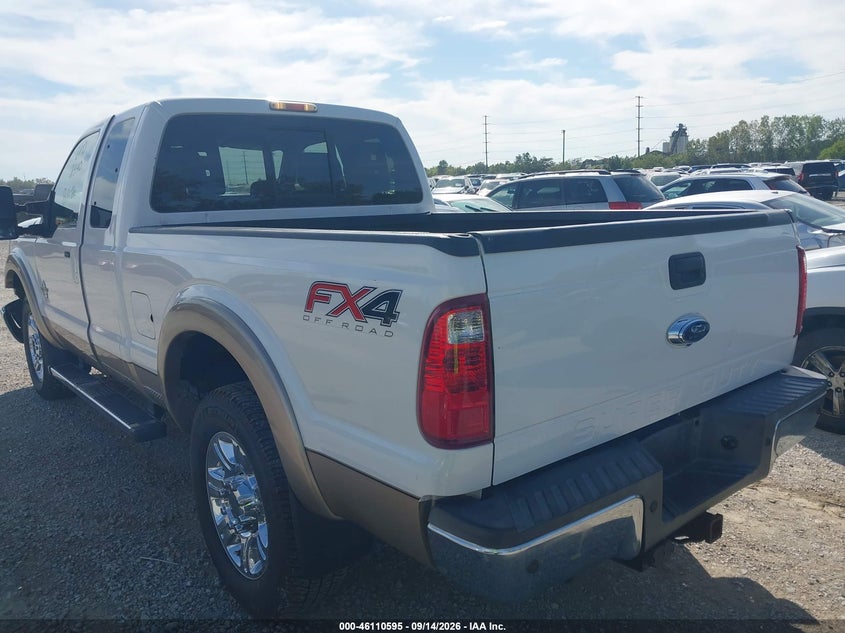 Vin: 1ft7x2bt4deb69895, lot: 46610311, ford f-250 lariat 20133