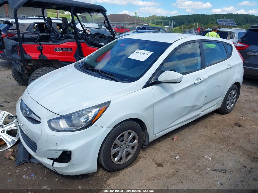 Vin: kmhct5ae4eu180056, lot: 46610314, hyundai accent gs 20142