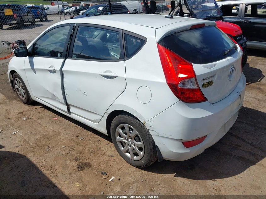Vin: kmhct5ae4eu180056, lot: 46610314, hyundai accent gs 20143