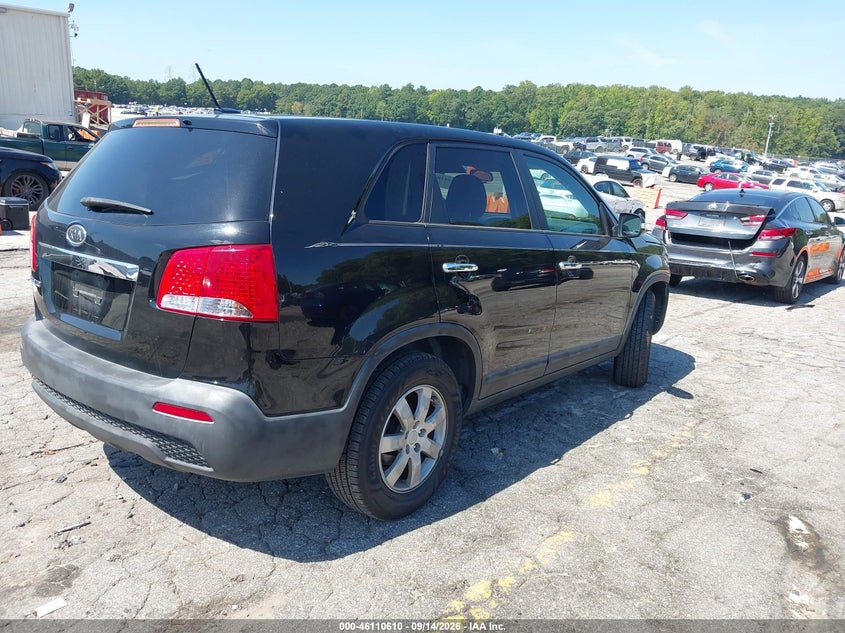 Vin: 5xykt3a18bg043748, lot: 46610326, kia sorento lx 20114