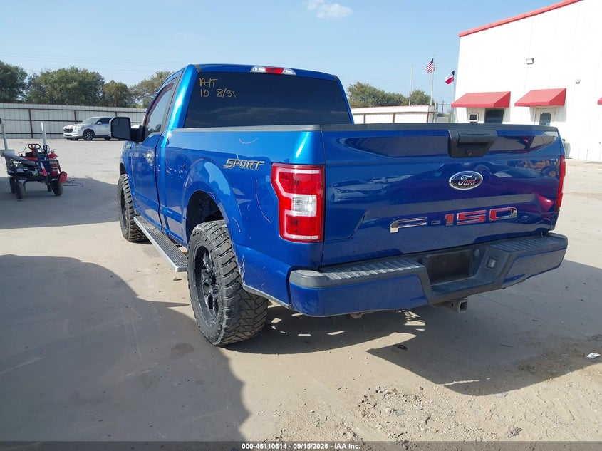 Vin: 1ftmf1cb0jkc33191, lot: 46610330, ford f-150 xl 20183
