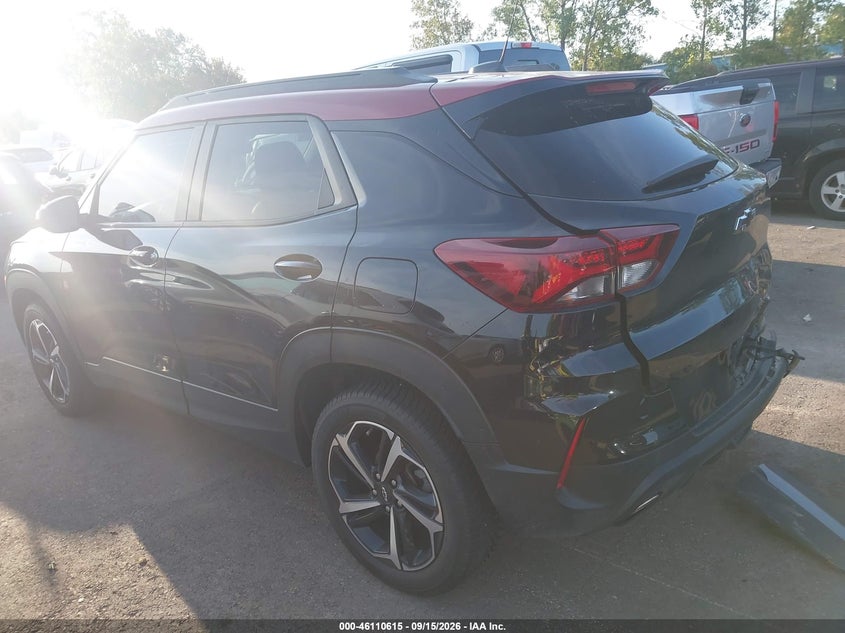 Vin: kl79musl8mb022734, lot: 46610331, chevrolet trailblazer awd rs 20213