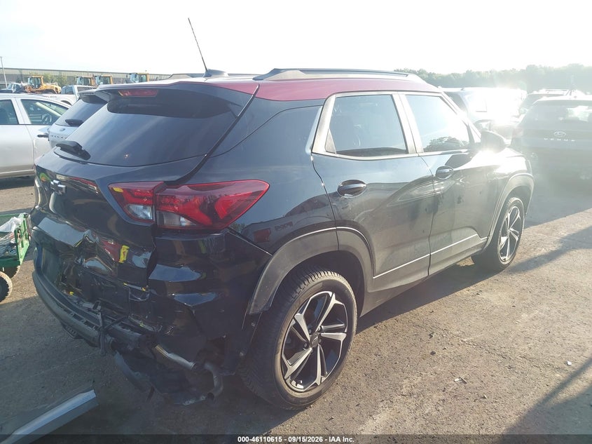 Vin: kl79musl8mb022734, lot: 46610331, chevrolet trailblazer awd rs 20214