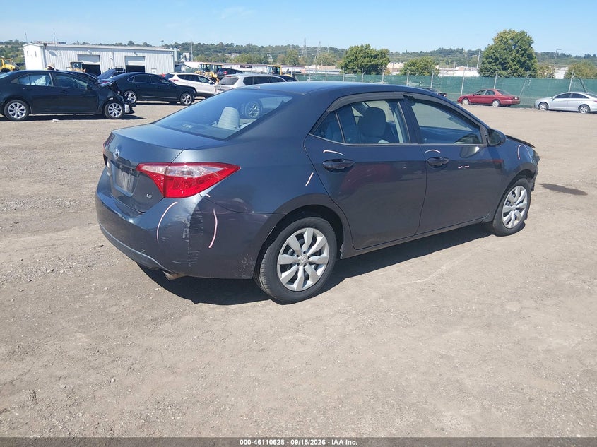 Vin: 5yfburhe3hp576653, lot: 46610344, toyota corolla le 20174