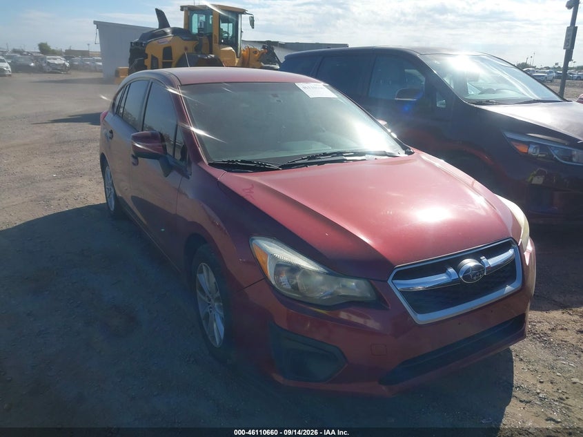 Vin: jf1gpac69eh333599, lot: 46610376, subaru impreza 2.0i premium 2014 img_1