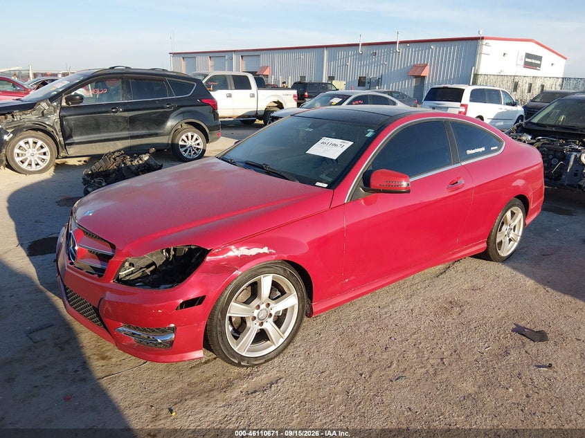 Vin: wddgj4hb9df977803, lot: 46610387, mercedes-benz c 250 20132