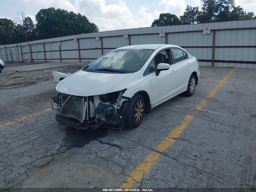 Vin: 19xfb2f58ee003763, lot: 46610402, honda civic lx 20142