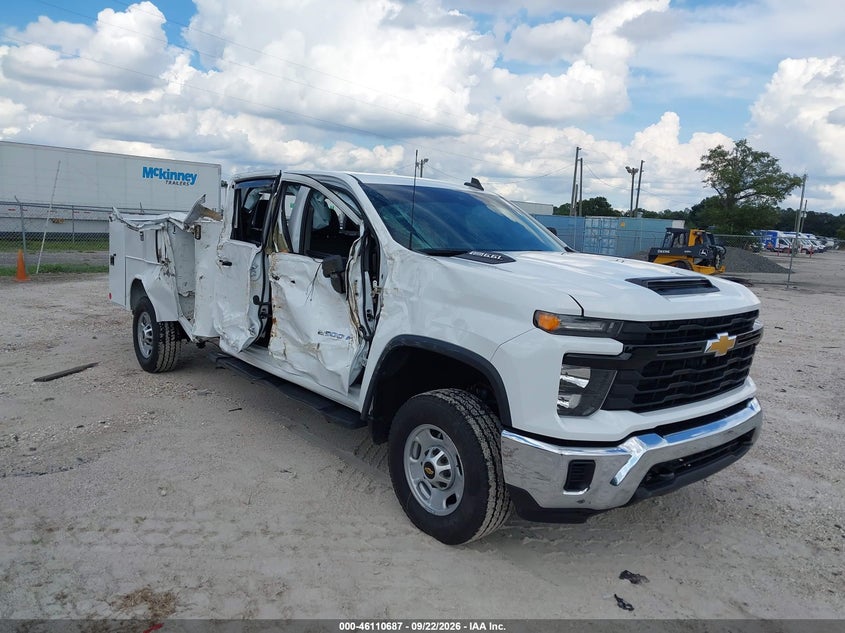 Vin: 1gb1wle75rf459100, lot: 46610403, chevrolet silverado 2500hd 2wd  long bed work truck 2024 img_1