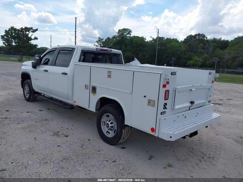 Vin: 1gb1wle75rf459100, lot: 46610403, chevrolet silverado 2500hd 2wd  long bed work truck 20243