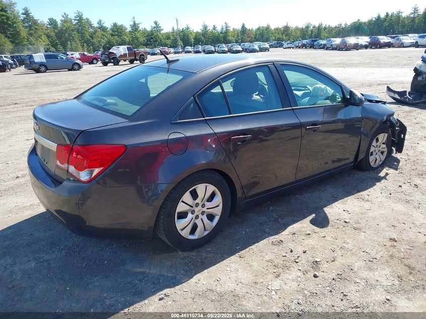 Vin: 1g1pa5sg1e7262314, lot: 46610451, chevrolet cruze ls auto 20144