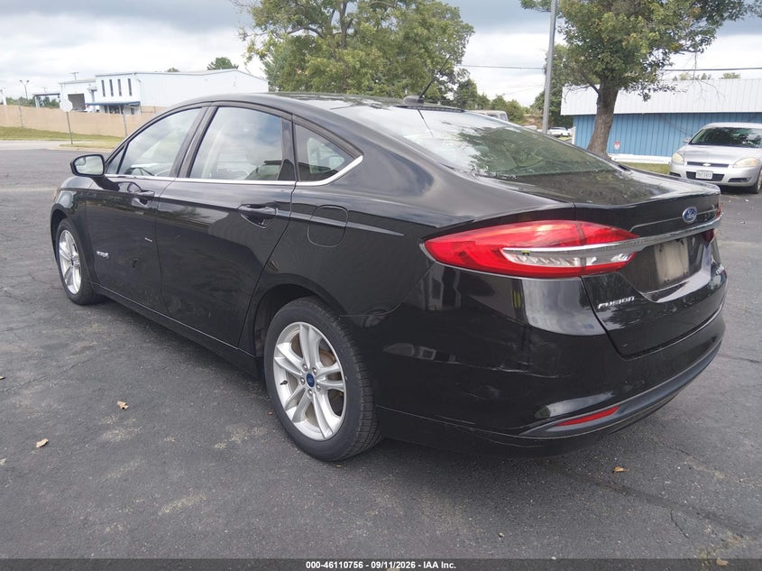 Vin: 3fa6p0uu0jr273725, lot: 46610472, ford fusion hybrid s 20183