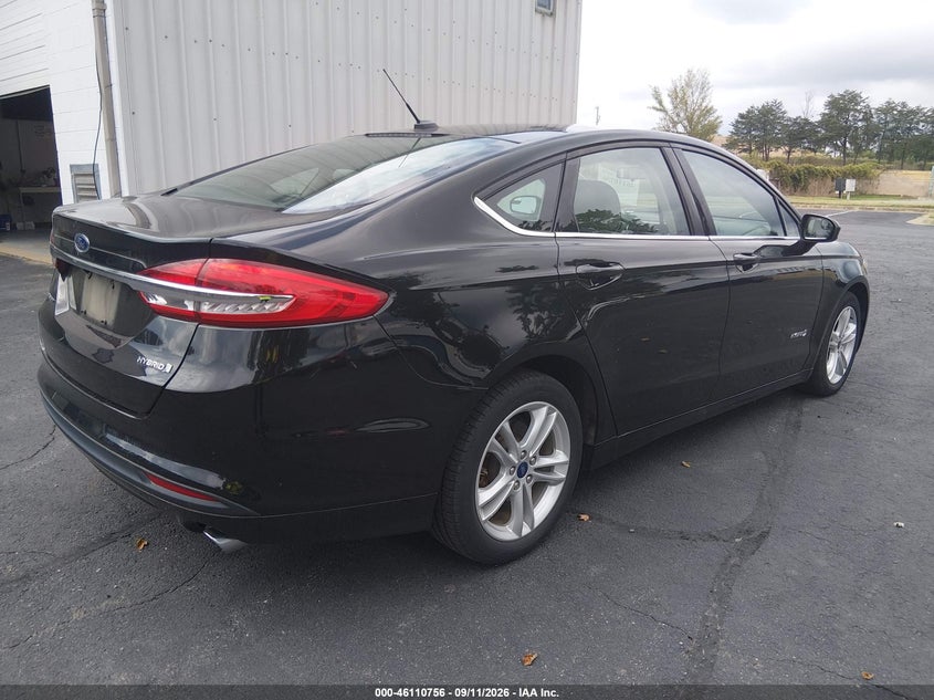 Vin: 3fa6p0uu0jr273725, lot: 46610472, ford fusion hybrid s 20184