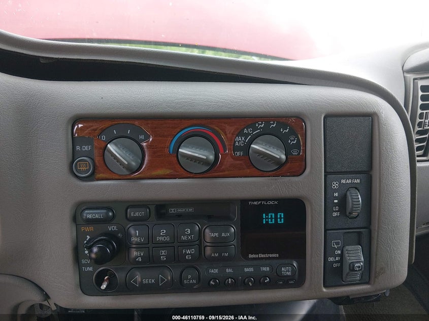 GMC SAFARI 1999 VIN 1GDDM19W7XB505918