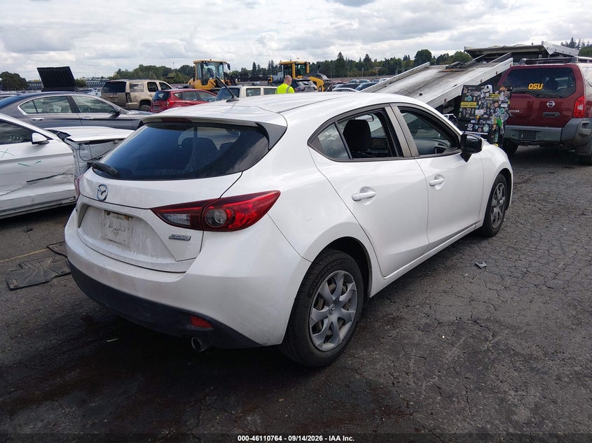Vin: jm1bm1k75f1239253, lot: 46610480, mazda mazda3 i sport 20154