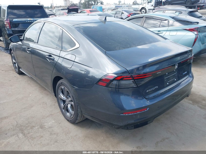Vin: 1hgcy2f65ra087187, lot: 46610486, honda accord hybrid ex-l 20243