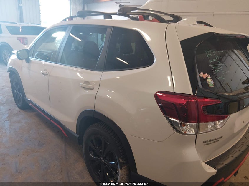 Vin: jf2skamc2lh498464, lot: 46610487, subaru forester sport 20203