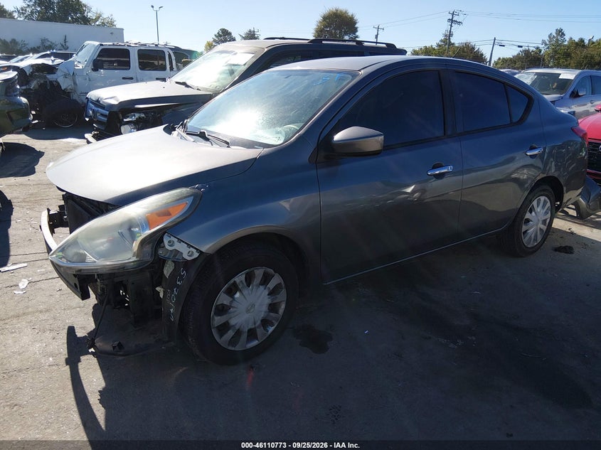 Vin: 3n1cn7ap2hl878193, lot: 46610489, nissan versa 1.6 sv 20172