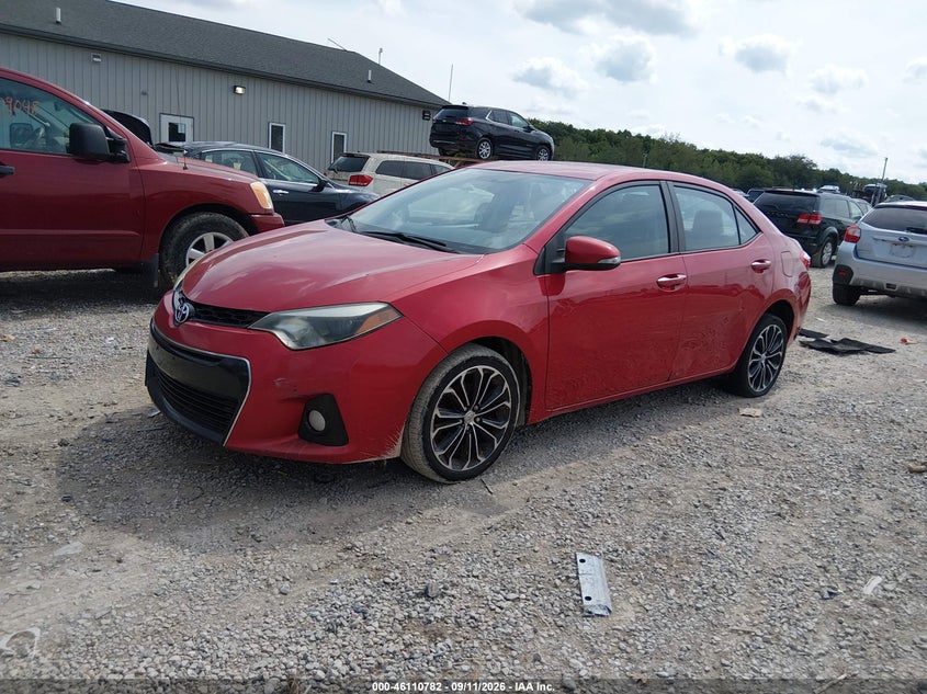 Vin: 2t1burhe8fc398123, lot: 46610498, toyota corolla s plus 20152