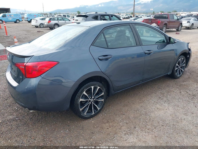 Vin: 2t1burhe8hc949105, lot: 46610505, toyota corolla se 20174