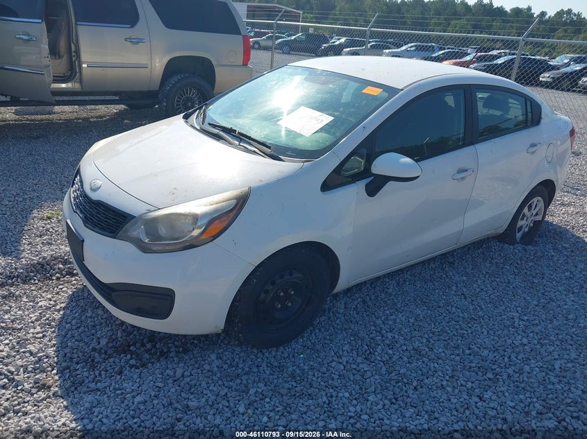 Vin: knadm4a36e6326537, lot: 46610509, kia rio lx 20142