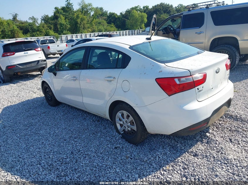 Vin: knadm4a36e6326537, lot: 46610509, kia rio lx 20143