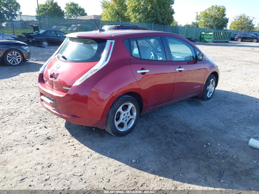 Vin: 1n4az0cp8fc301499, lot: 46610520, nissan leaf sv 20154