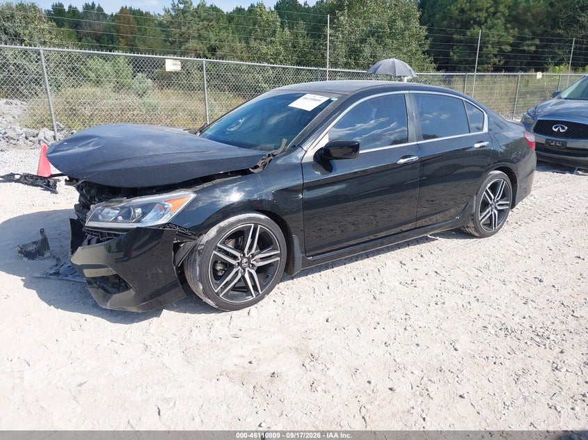Vin: 1hgcr2e1xha207146, lot: 46610525, honda accord sport se 20172